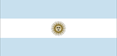 Argentína - vlajka Argentíny