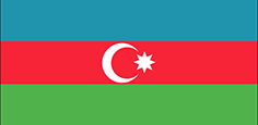 Azerbajdžan- vlajka Azerbajdžanu