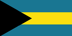 Bahamy - vlajka Bahám