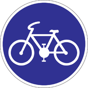 Dopravná značka - cestička pre cyklistov