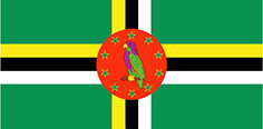 Dominika - vlajka Dominika 