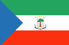 Rovníková Guinea - vlajka Rovníkovej Guiney