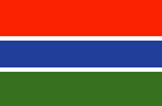 Gambia - vlajka Gambie