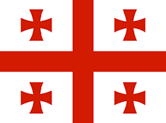 Gruzínsko - vlajka Gruzínsky