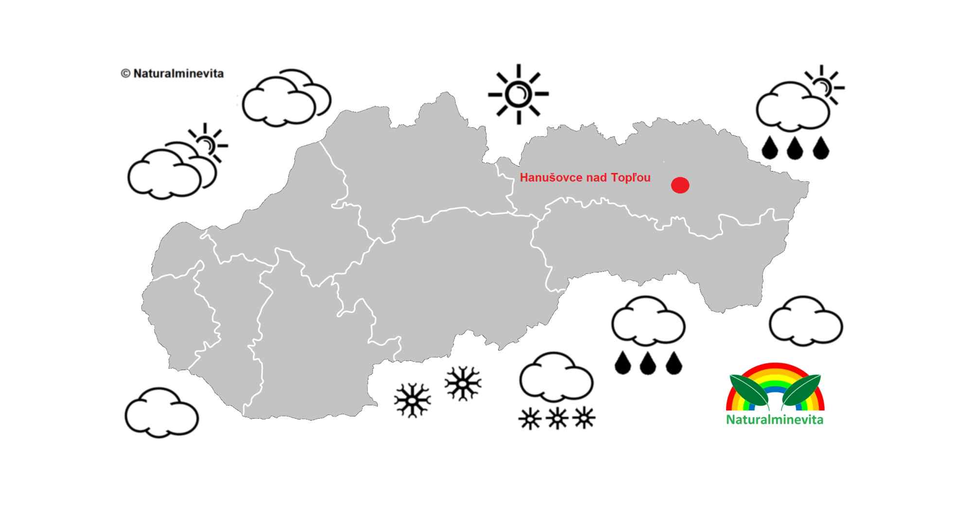 Aktuálne počasie Hanušovce nad Topľou, predpoveď počasia na dnes, zajtra, teplota