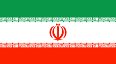 Irán - vlajka Iránu