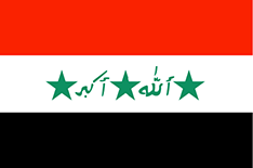 Irak - vlajka Iraku 