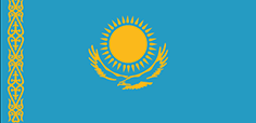 Kazachstan - vlajka Kazachstanu 