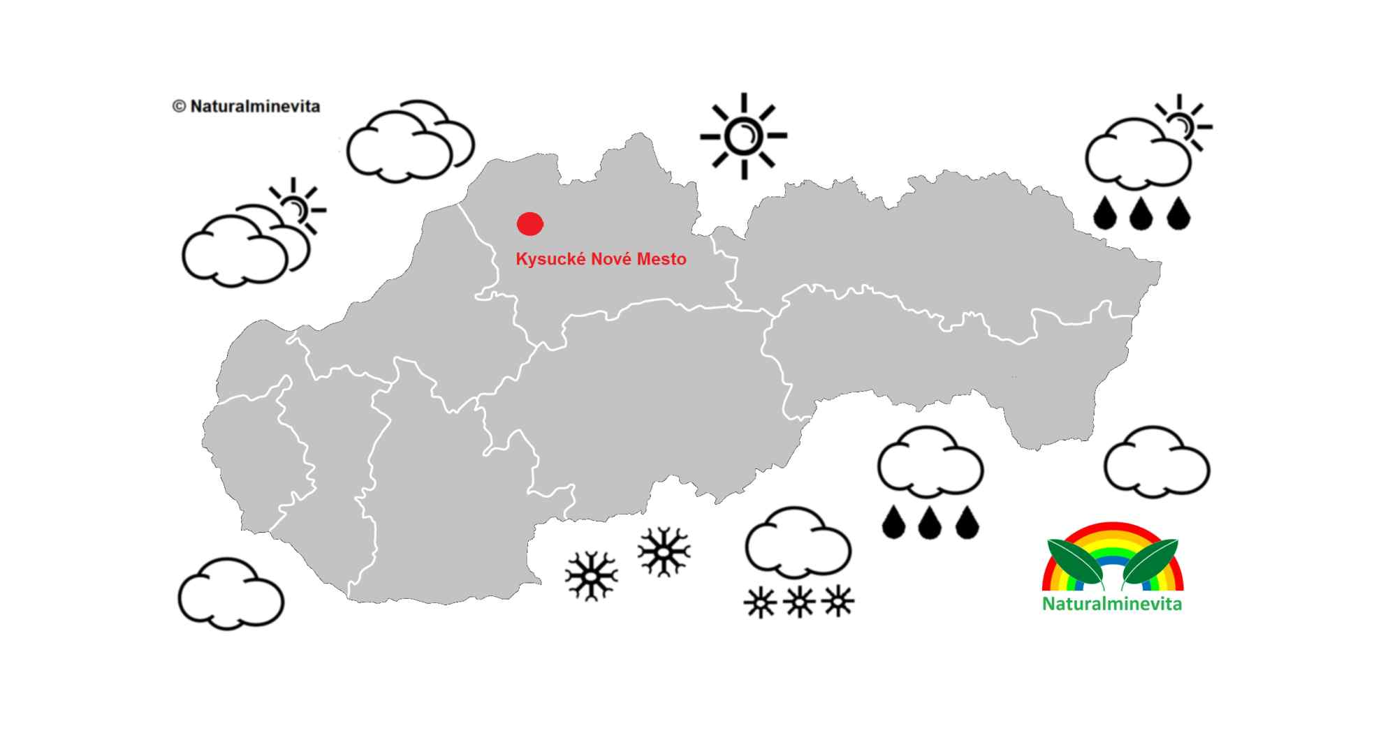Aktuálne počasie Kysucké Nové Mesto, predpoveď počasia na dnes, zajtra, teplota