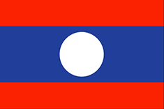 Laos - vlajka Laosu 