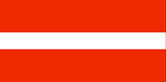 Lotyšsko - vlajka Lotyšska