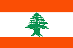 Libanon - vlajka Libanonu 