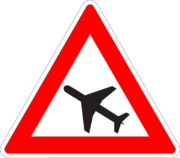 Dopravná značka -  lietadlá