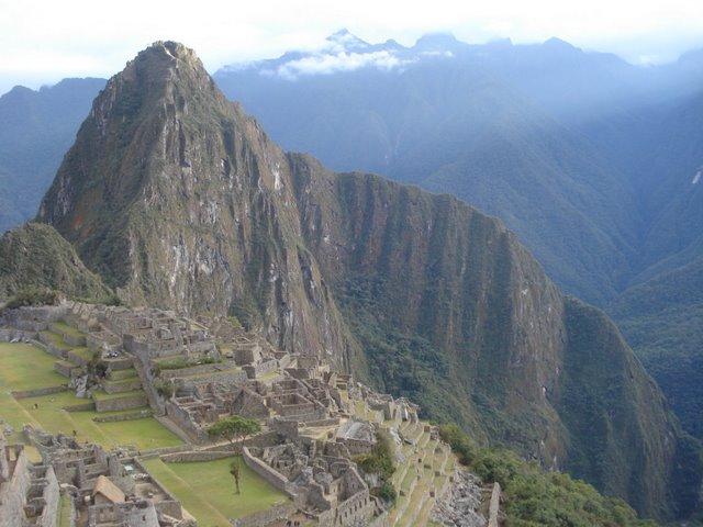 Machu Picchu - Maču Pikču vzdialený náhľad