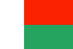 Madagaskar - vlajka Madagaskaru
