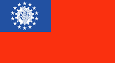 Mjanmarsko - vlajka Mjanmarska