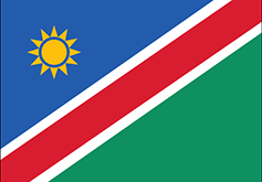 Namíbia - vlajka Namíbie