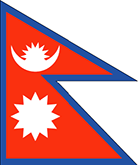 Nepál - vlajka Nepálu