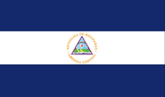 Nikaragua - vlajka Nikaraguy