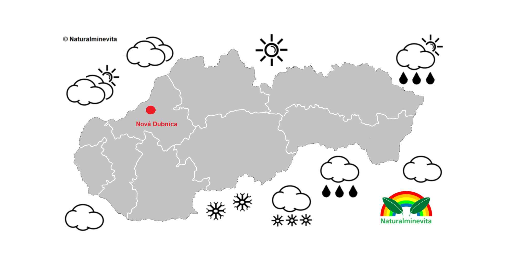 Aktuálne počasie Nová Dubnica, predpoveď počasia na dnes, zajtra, teplota