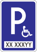 Parkovisko parkovacie miesta s vyhradeným státím 4