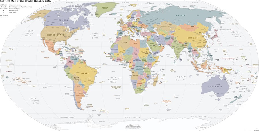 Politická mapa sveta