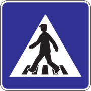 Dopravná značka – priechod pre chodcov 