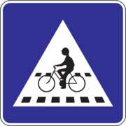 Dopravná značka – priechod pre cyklistov