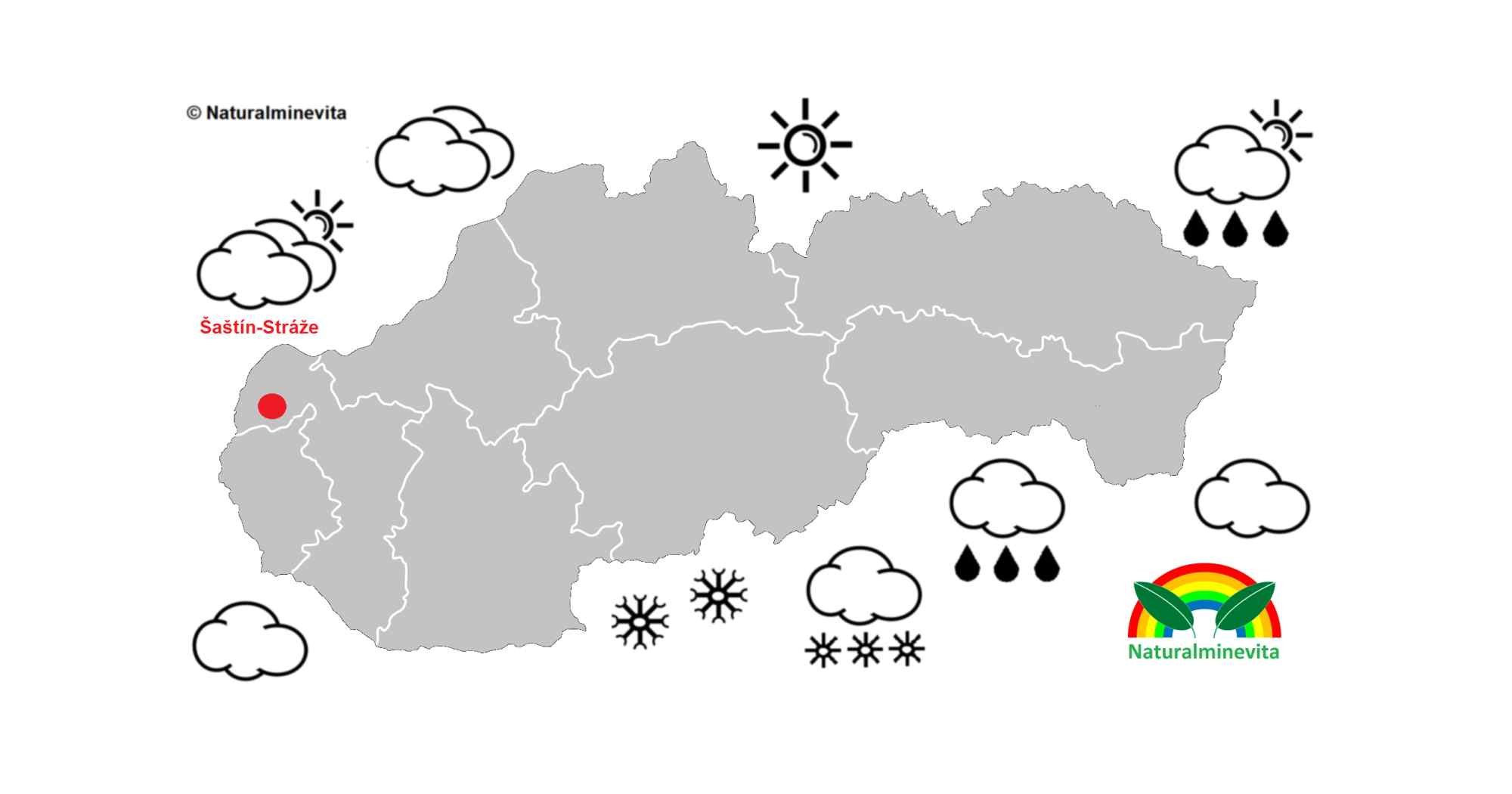 Aktuálne počasie Šaštín-Stráže, predpoveď počasia na dnes, zajtra, teplota