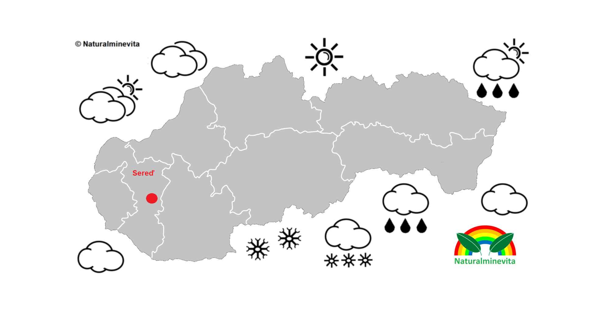 Aktuálne počasie Sereď, predpoveď počasia na dnes, zajtra, teplota