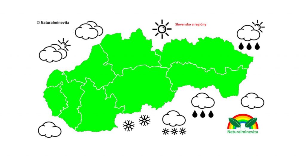 Slovensko a kraje, počasie a predpoveď počasia
