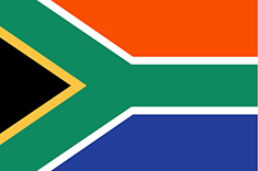 Južná Afrika - vlajka Južnej Afriky 