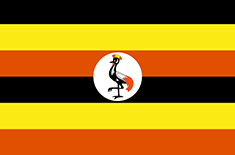 Uganda - vlajka Ugandy